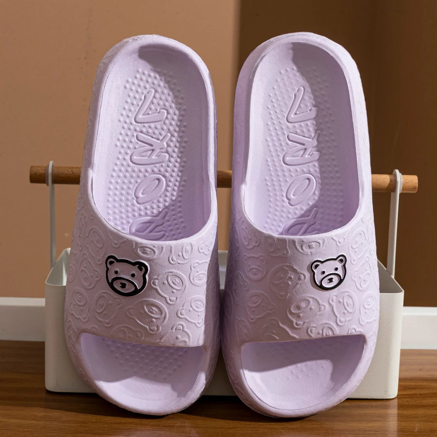 Cute Bear Women Slippers Summer Indoor Soft Cartoon Sandals World-Store