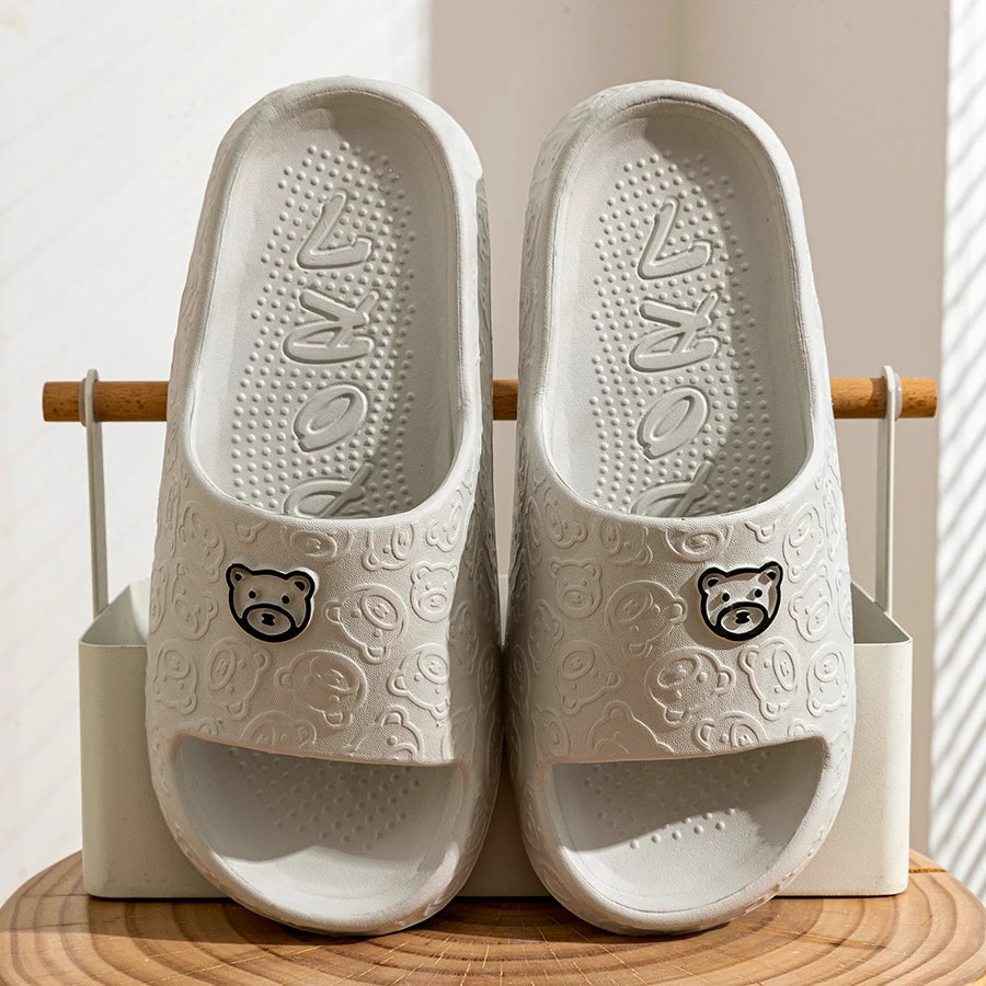 Cute Bear Women Slippers Summer Indoor Soft Cartoon Sandals World-Store