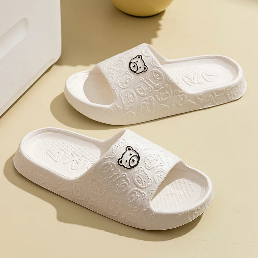 Cute Bear Women Slippers Summer Indoor Soft Cartoon Sandals World-Store