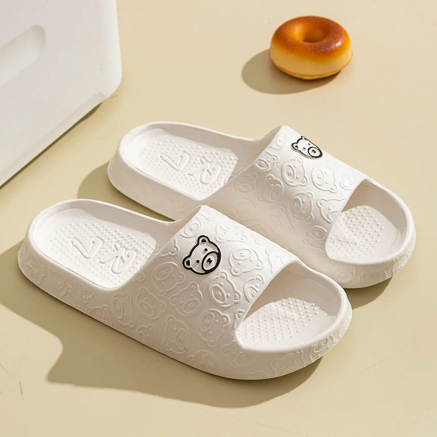 Cute Bear Women Slippers Summer Indoor Soft Cartoon Sandals World-Store