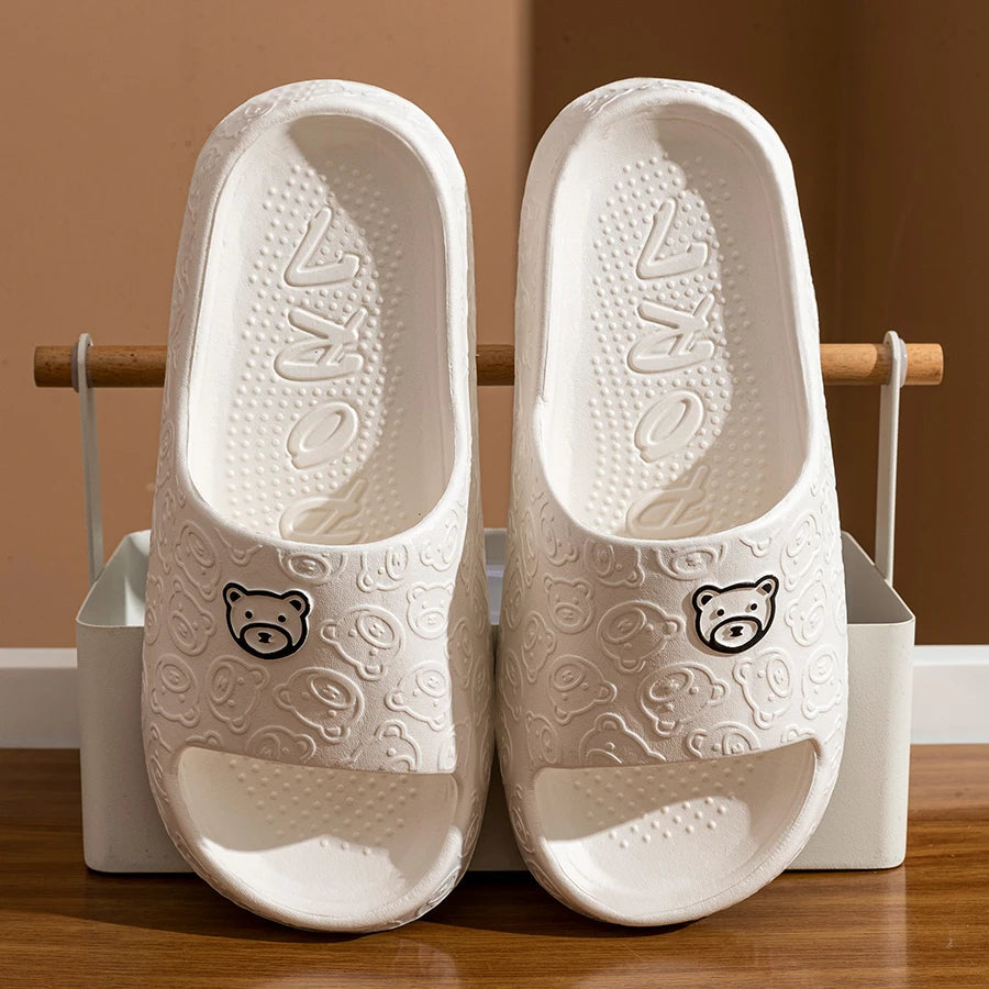 Cute Bear Women Slippers Summer Indoor Soft Cartoon Sandals World-Store